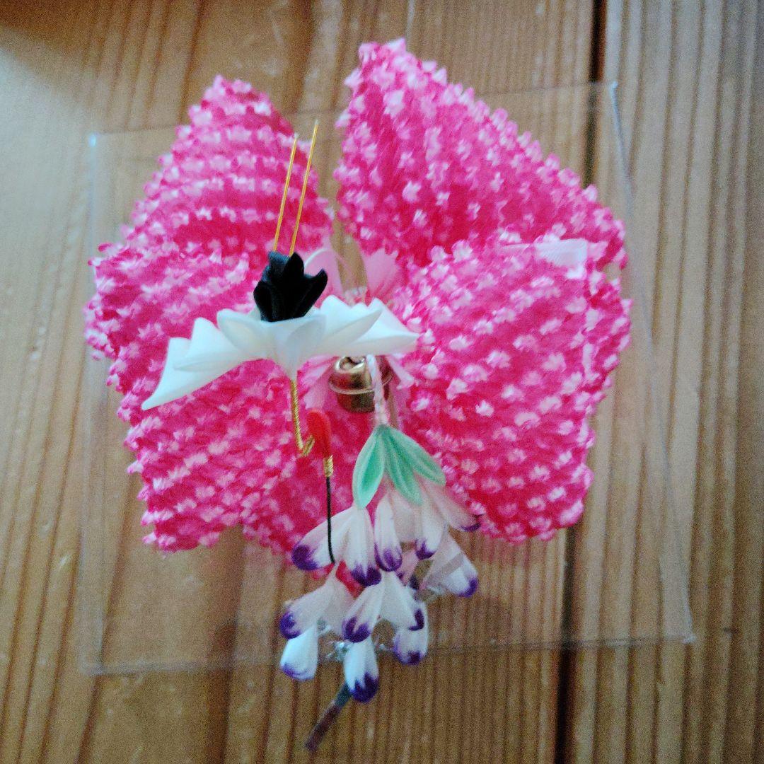 七五三（3歳用） 着物小物セット（正絹） 赤金