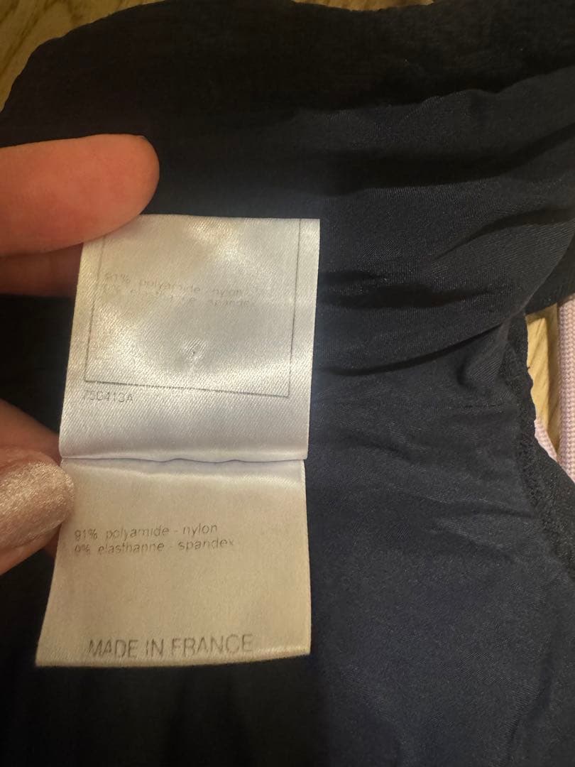 CHANEL カメリア　バックリボン　ワンピース　水着 42