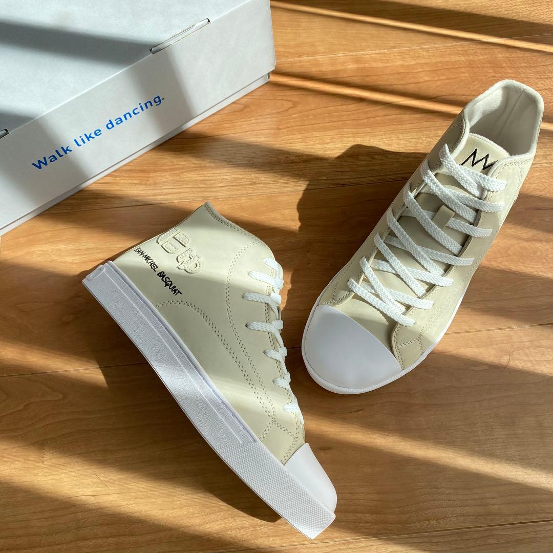 H*a様 未使用 限定コラボ『にゅ × バスキア』 SANGACIO スニーカー