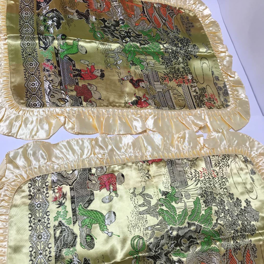 珍品❣️豪華シルクデイザイン刺繍ベットカーバーと枕カバー