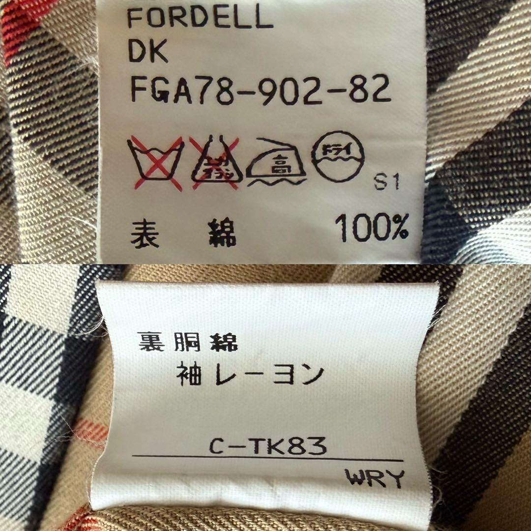 美品 着丈114 バーバリー ベルト付 トレンチコート ノバチェック ベージュ