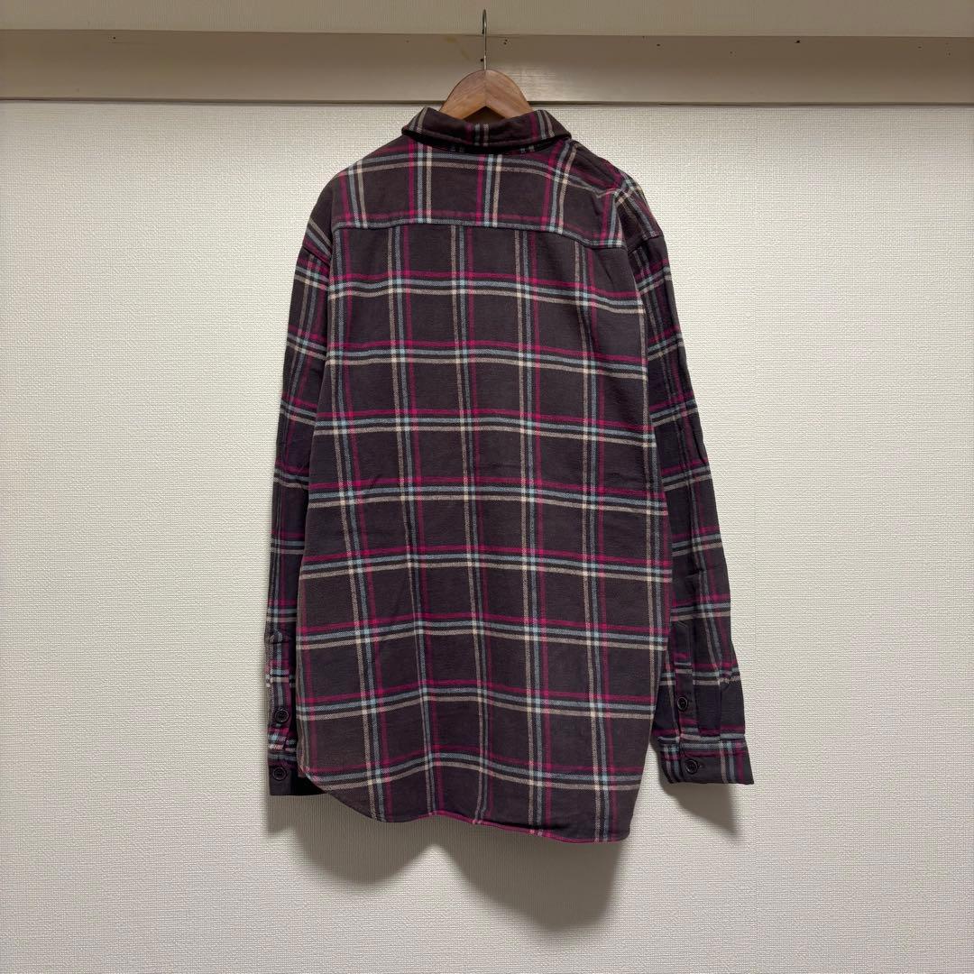 00s old STUSSY ヘビーフランネルシャツ