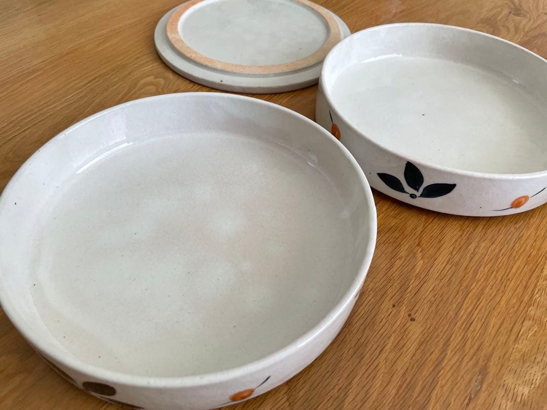 SAKUZAN 作山窯 重箱 二段重 美濃焼 陶器