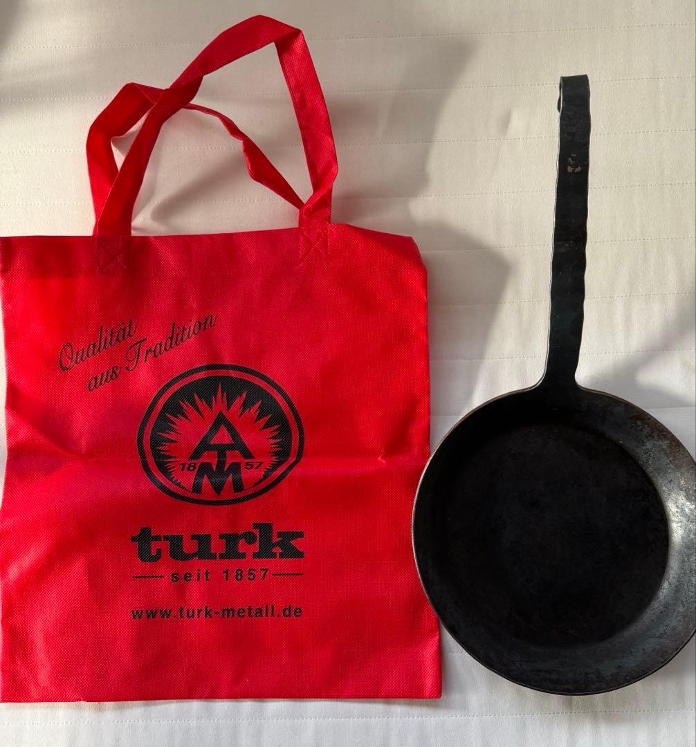 【美品】turk クラシック　フライパン　26㌢　ターク　袋付き