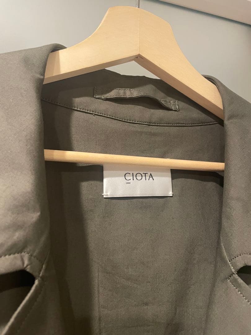 CIOTA スビンコットンタイプライタータイロッケンコード　チャコール