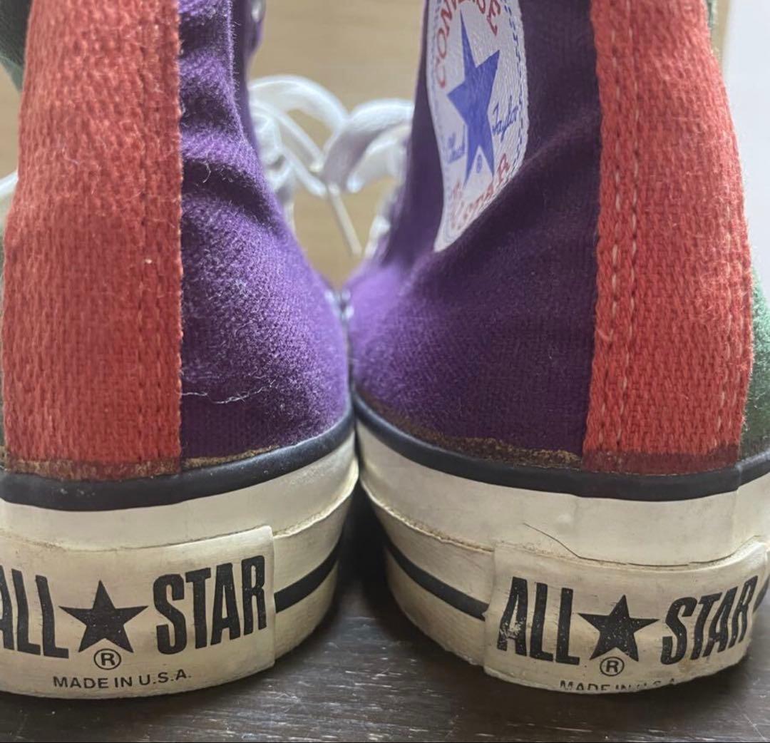 【CONVERSE コンバース】 USA製 ハイカット スニーカー　クレイジー
