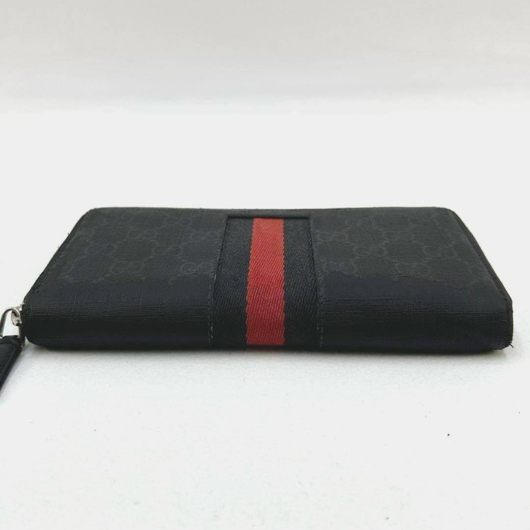 GUCCI グッチ ニューウェブ シェリーライン ラウンドファスナー 長財布