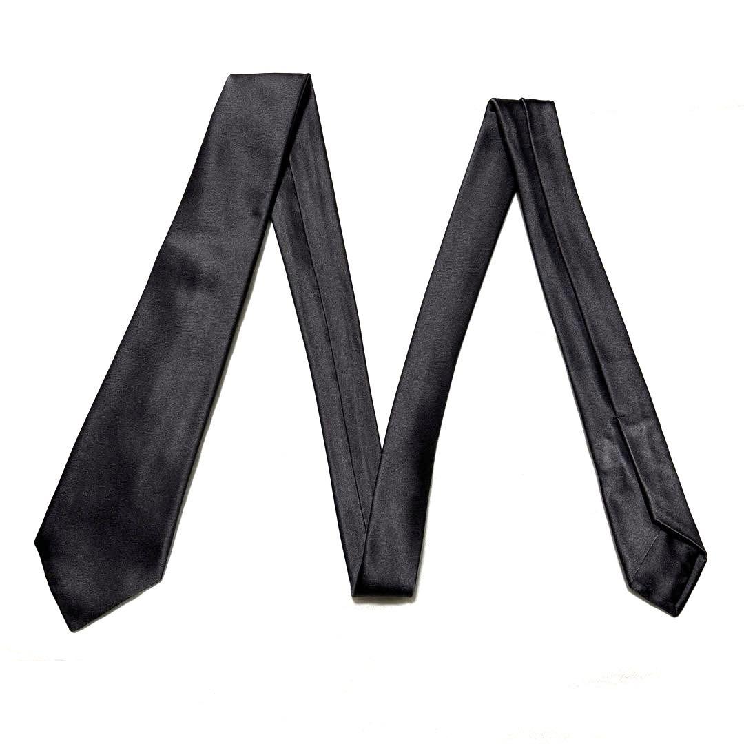 極美品　Kiton キートン　ネクタイ　濃灰　セッテピエゲ　肉厚　光沢