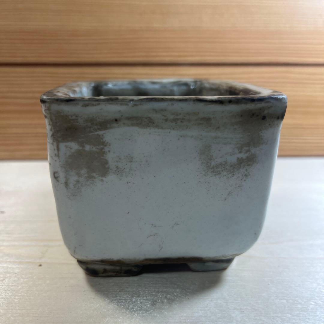 東福寺　植木鉢　落款有り　ナマズ柄
