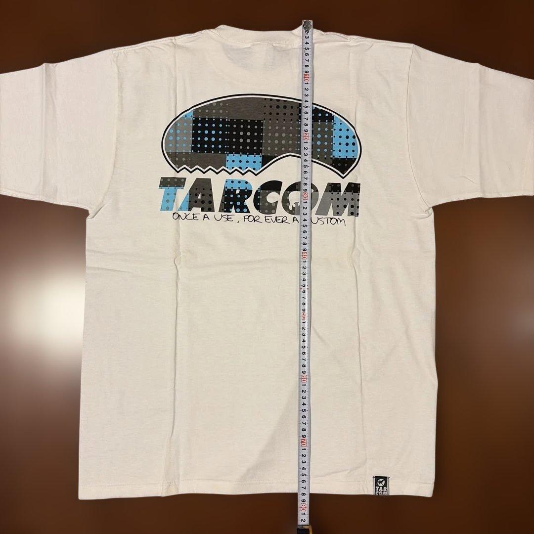 TARCOM ホワイト Tシャツ バックプリント 新品同様、試着のみ Lサイズ