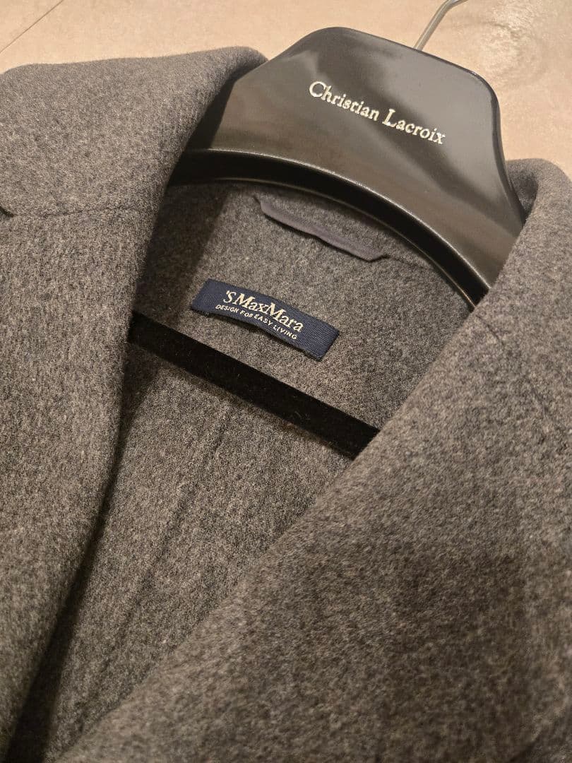 S Max Mara グレー ウール　コート 36