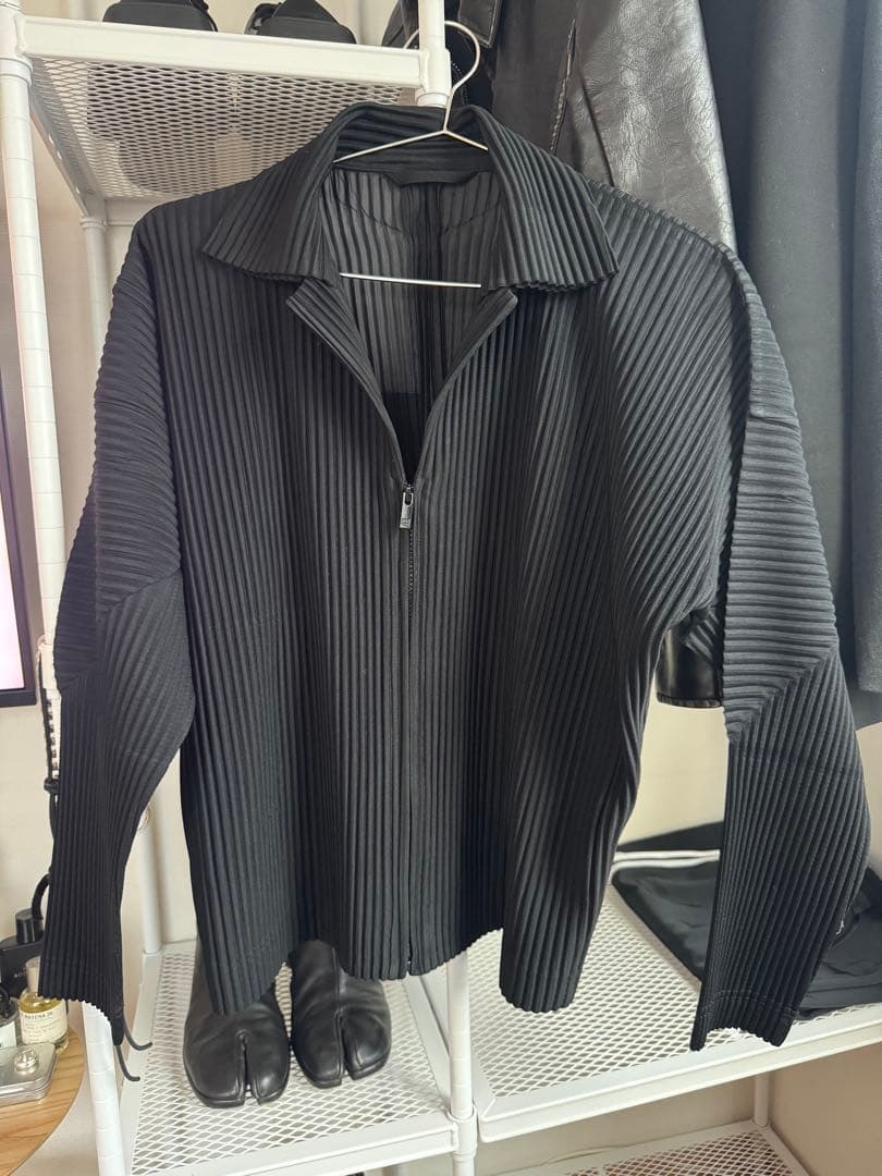 ꧁꧂ Homme Plissé Issey Miyake ジップシャツジャケット