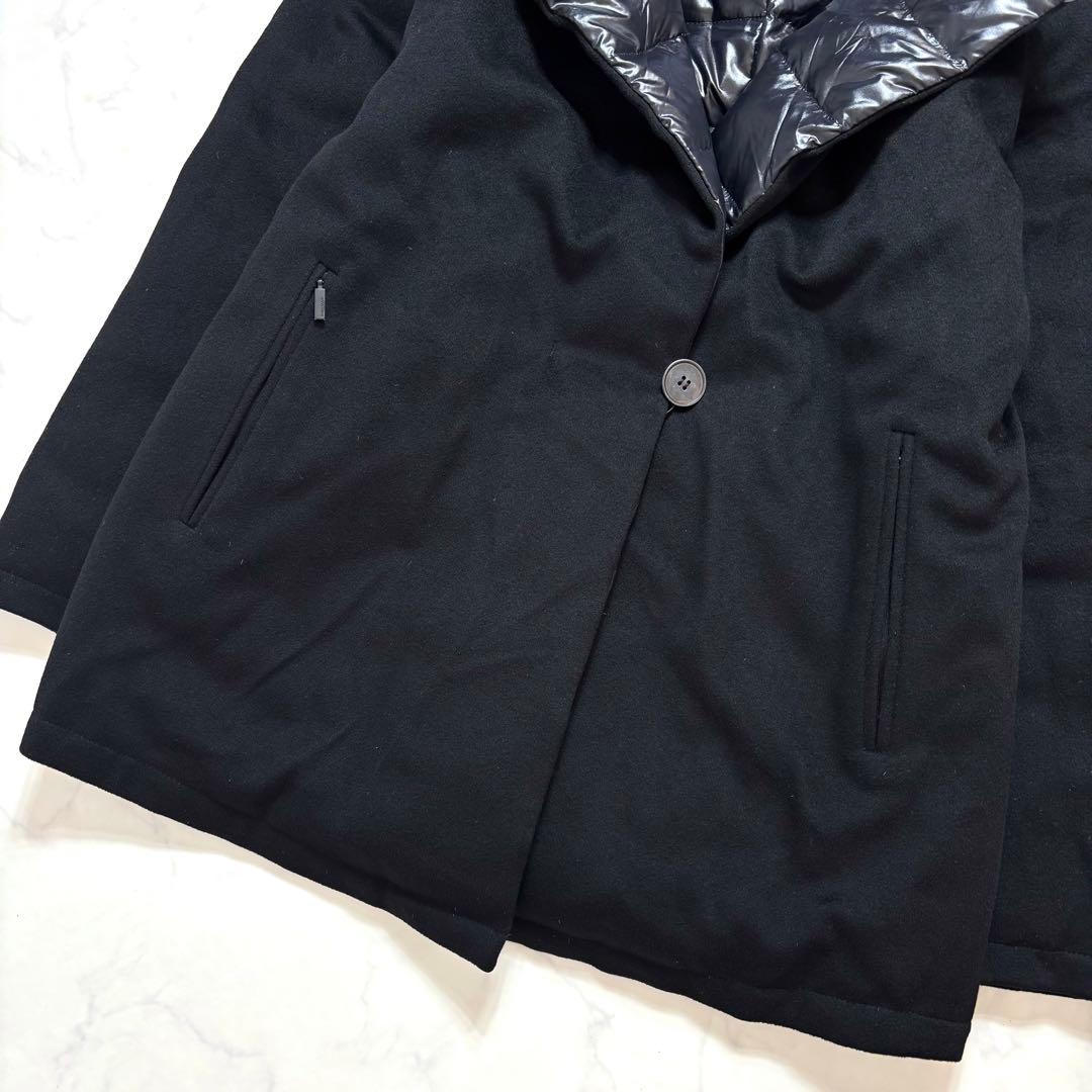 大きいサイズ✨MaxMara マリナリナルディ ダウンコート リバーシブル 黒