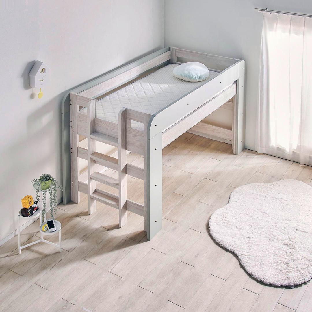 【九州～関東まで送料無料*】ロフトベッドhoney WHxVG　アウトレット06