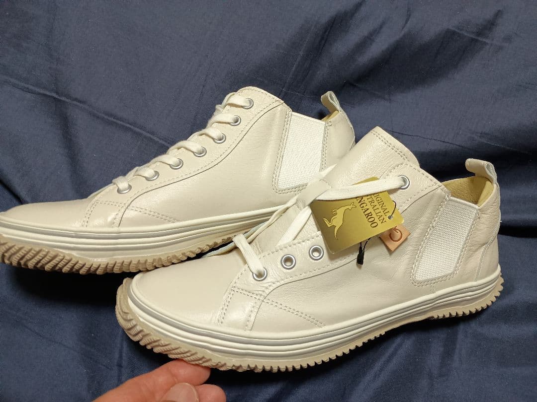 ★新品&未使用 スピングル 超人気サイドゴアカンガルー革