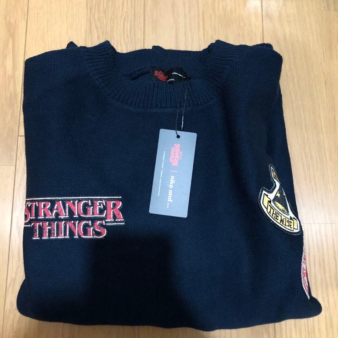 STRANGER THINGS × ニコアンド コラボ アソートモチーフニット