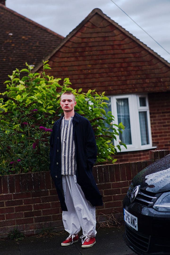 キャプテンサンシャイン　17SS　トラベラーコート　ネイビー