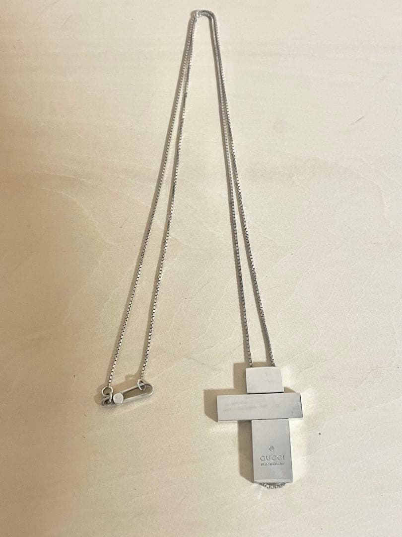 SORA★美品★ GUCCI グッチ クロスムーブ SV925 ネックレス