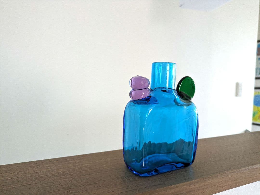 希少　N526 ブルー　ポムポム　pampula  pompom bottle