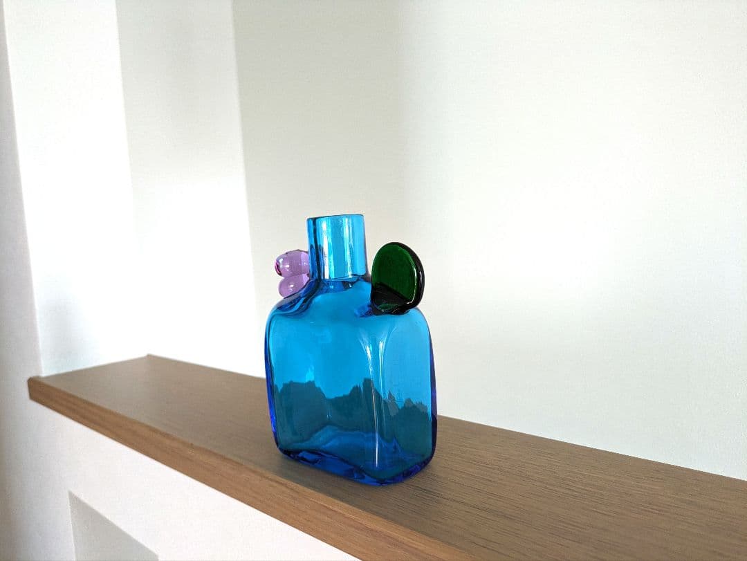 希少　N526 ブルー　ポムポム　pampula  pompom bottle