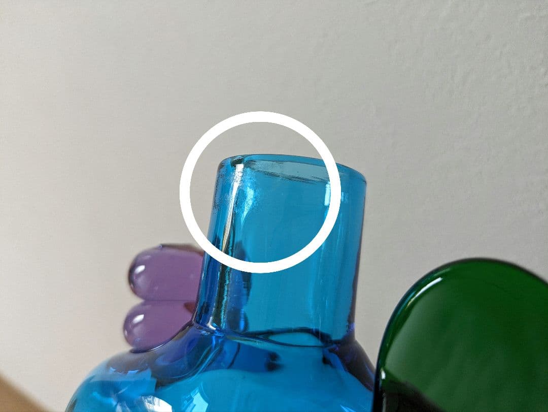 希少　N526 ブルー　ポムポム　pampula  pompom bottle