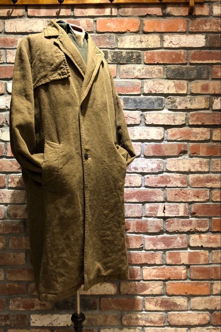 CONFECT heavy linen ulster coat ヘビー リネン