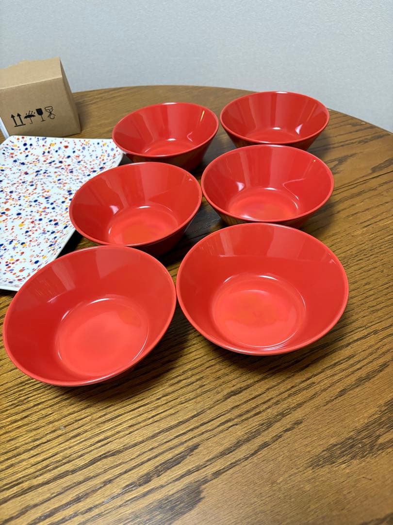 おまちゃん様 イッタラ テラコッタボウル 6個セット廃盤品