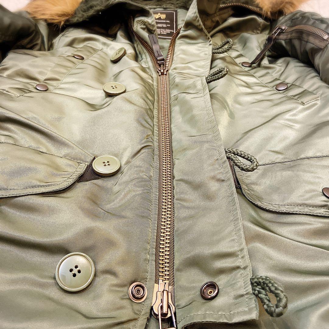 【美品】アルファインダストリーズ セージグリーン N3B フライトジャケット