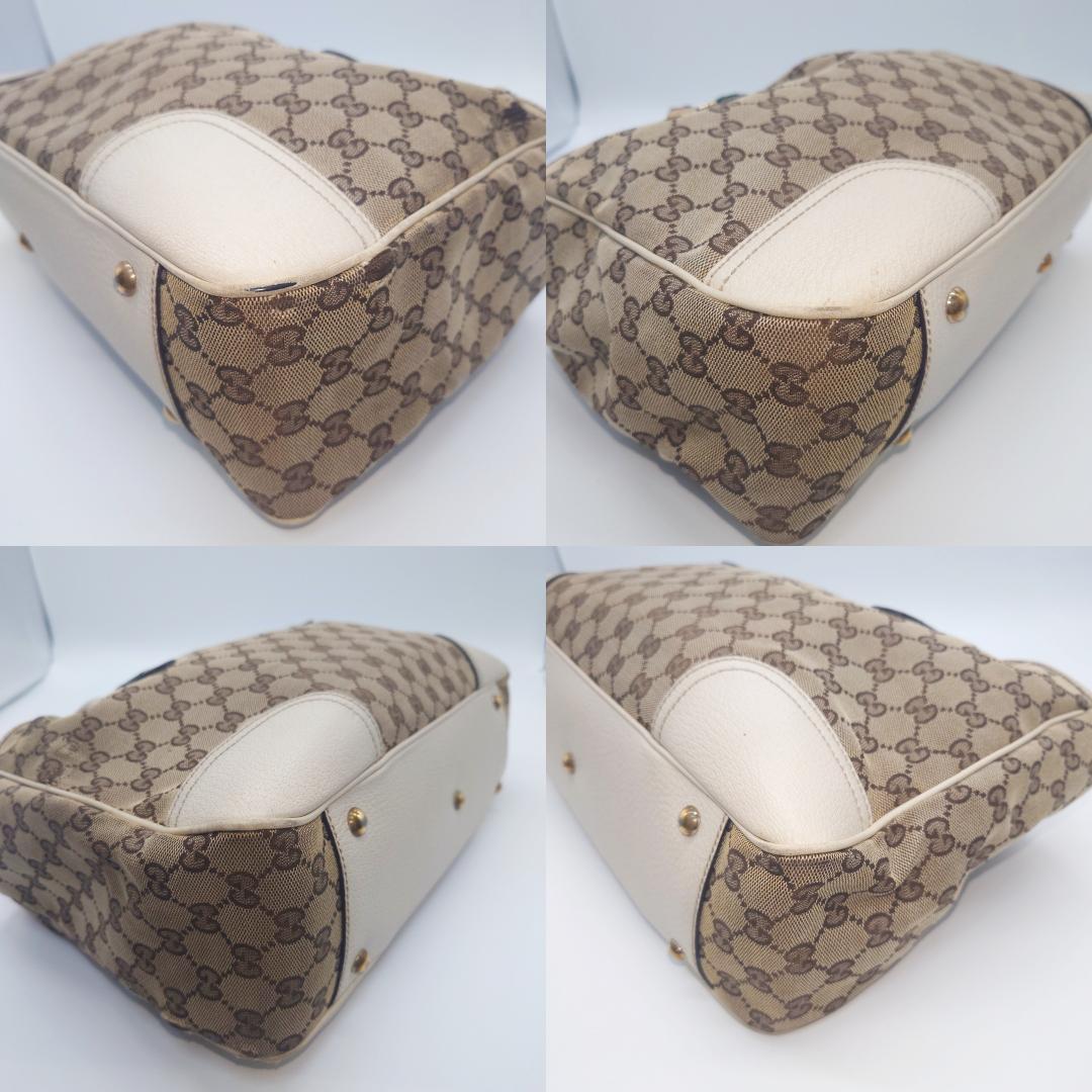 GUCCI　グッチ　GGキャンパス　プリンシー　シェリー　トートバッグ