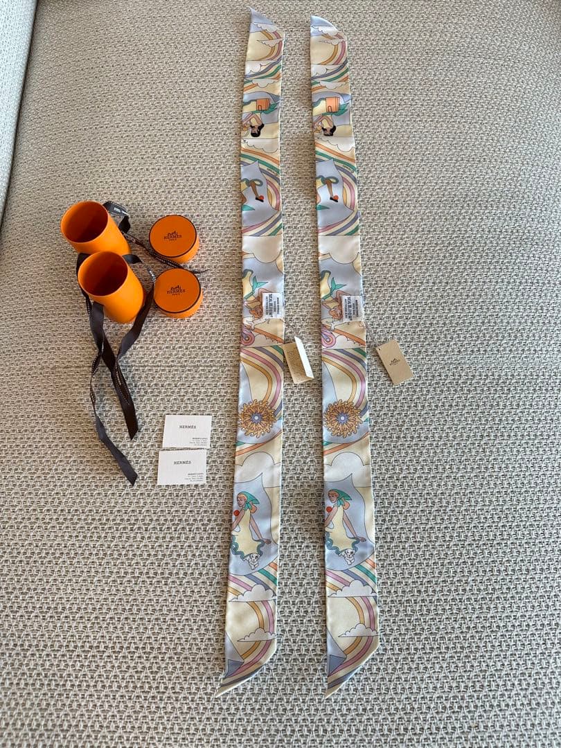 【タグ付き新品】エルメス ツイリー2本セット