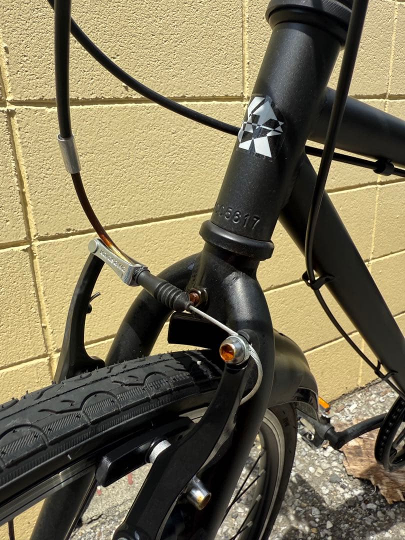 黒 クロスバイク 自転車 サイモト
