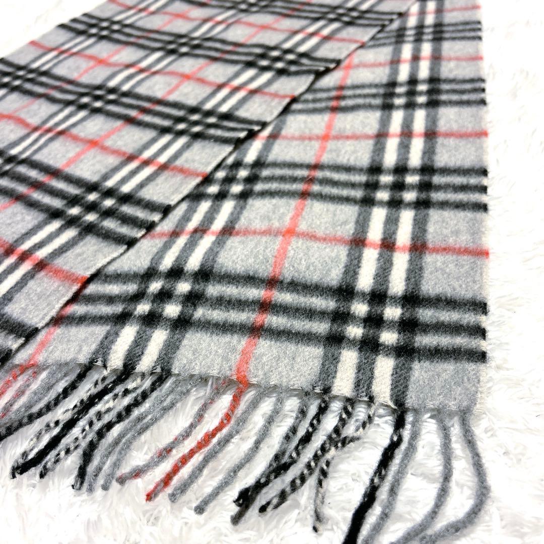 未使用級✨Burberrys バーバリーカシミヤ100 マフラー ノバチェック