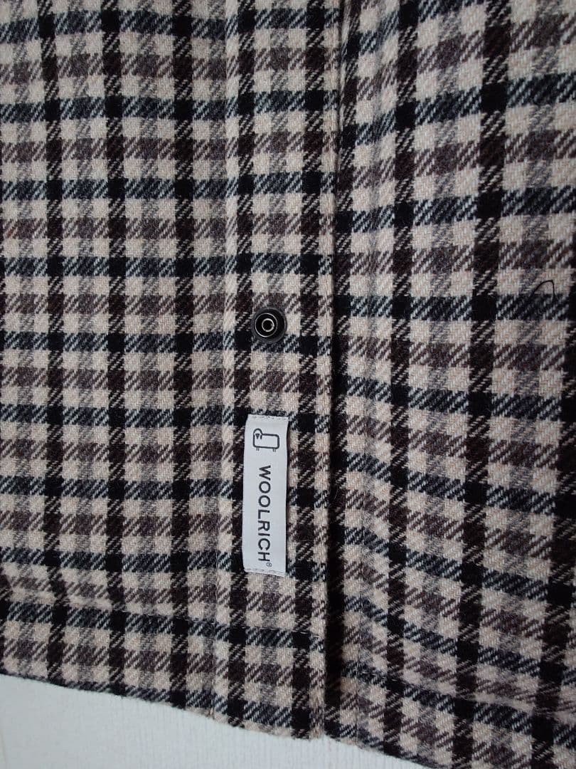 WOOLRICH ガンクラブチェック オーバーシャツ S