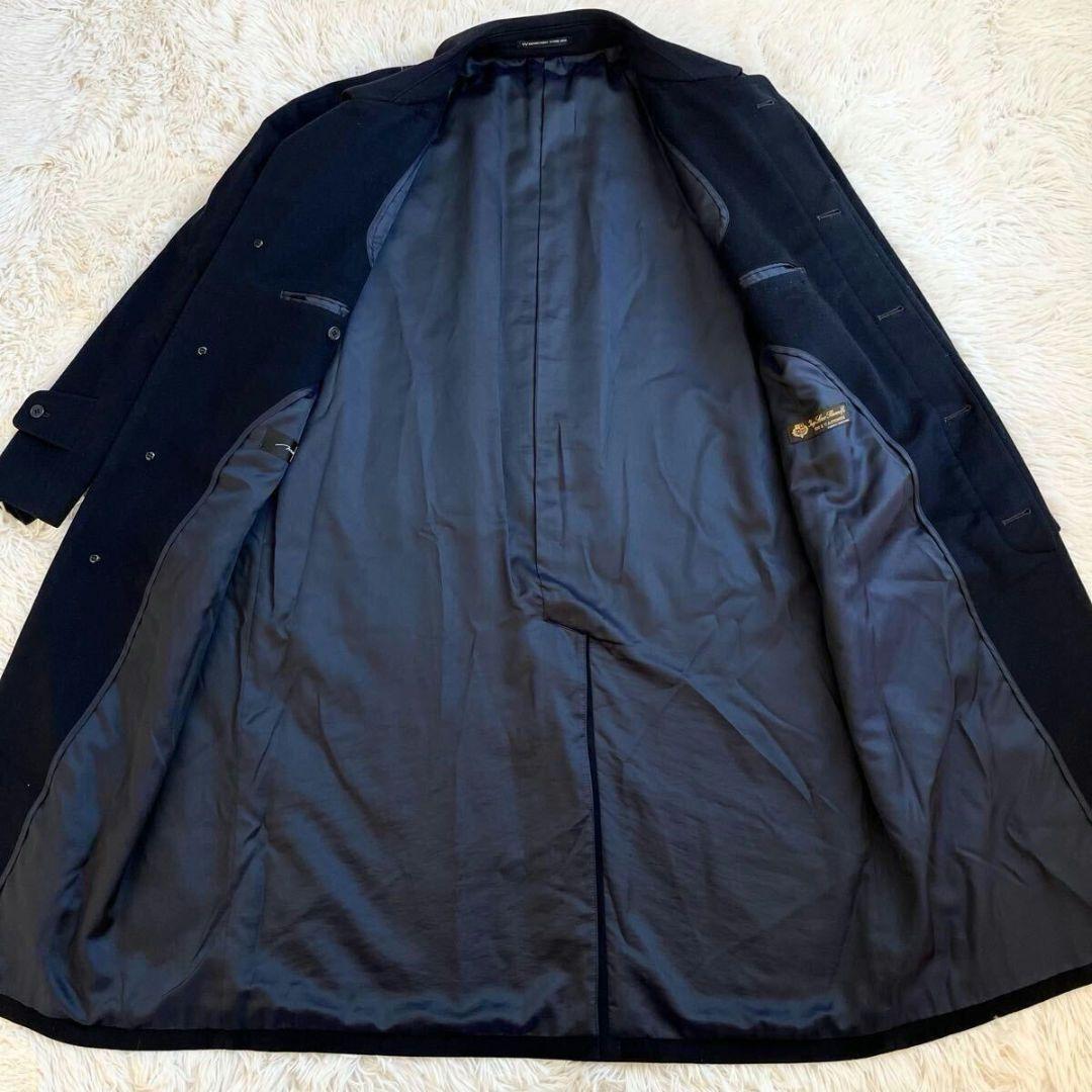 【美品】Loro piana ロロピアーナカシミヤ100% ロングコート 黒