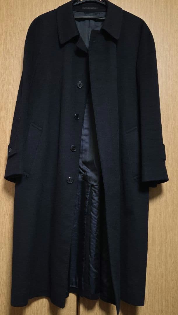 【美品】Loro piana ロロピアーナカシミヤ100% ロングコート 黒