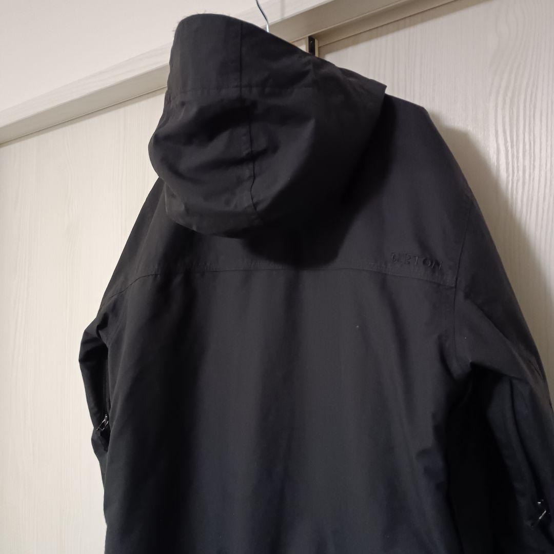 バートン　ウェア　L　黒　ビブパンツ　セット　上下　スノボー　迷彩