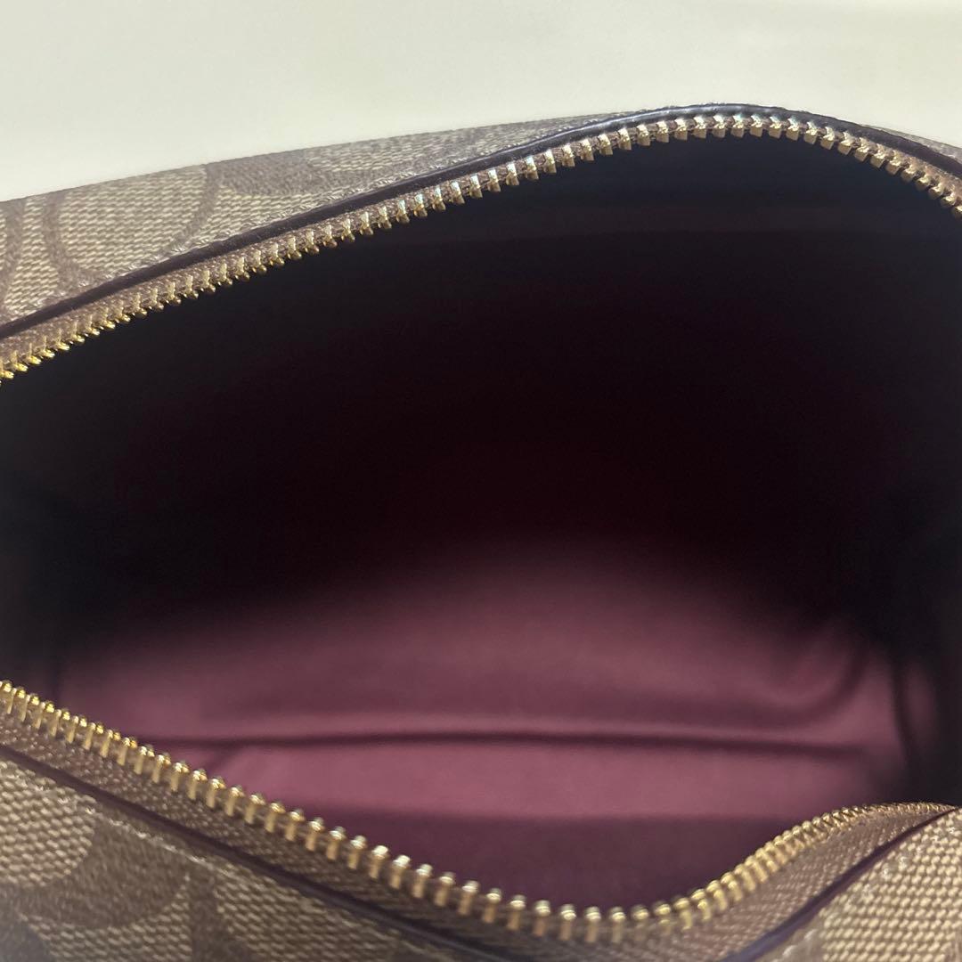 COACH ポーチ　キーホルダー付