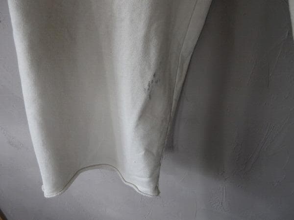 パンツ ANCELLM DYED SWEAT PANTS WHITE