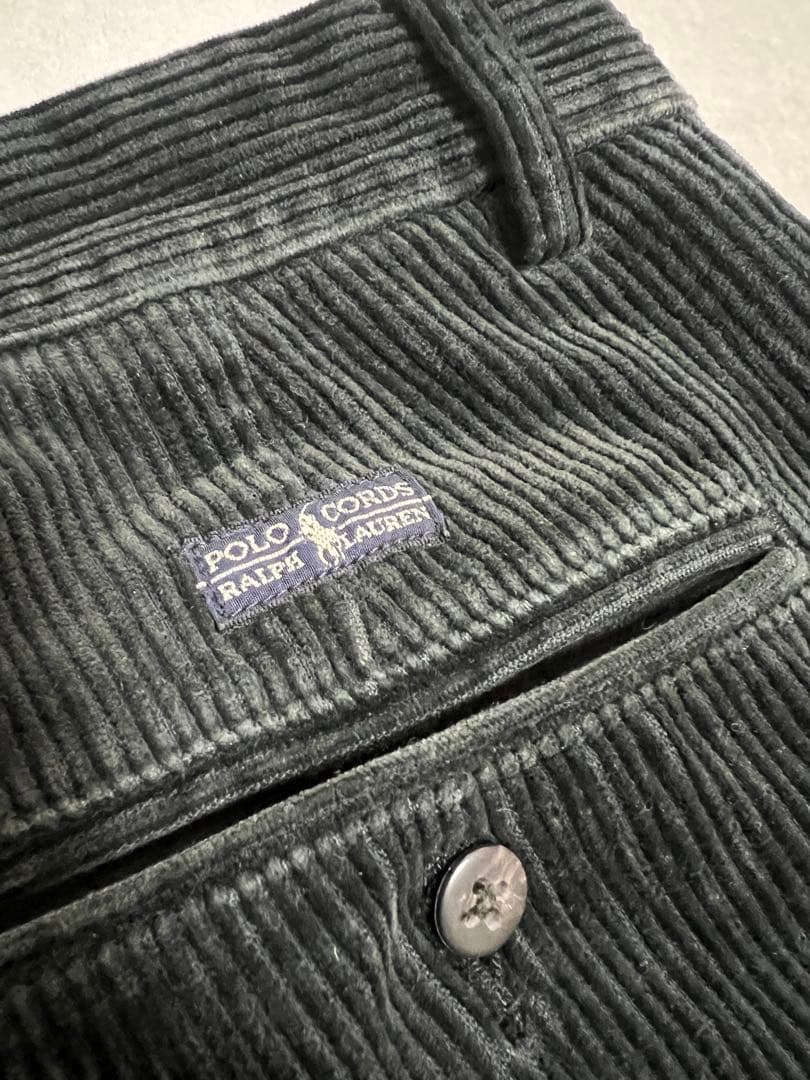 Polo by Ralph Lauren 90s ブラックコーデュロイパンツ