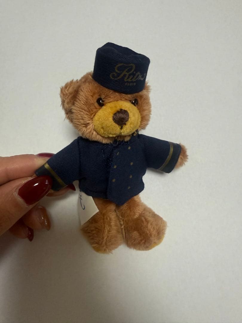 Ritz Paris porteリッツパリ　リッツベアテディベア・キーホルダー