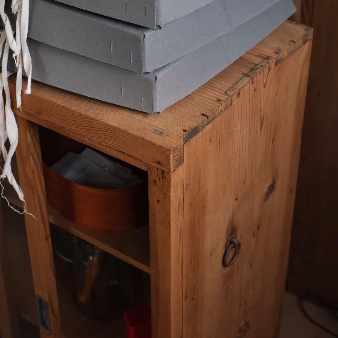 古家具 / アンティークガラス戸棚 / 無垢材①