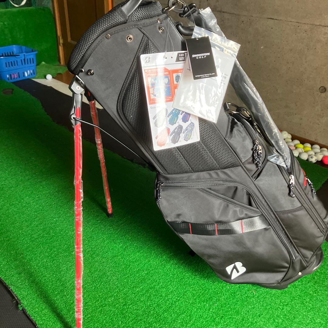 BRIDGESTONE GOLF ブラックゴルフバッグ