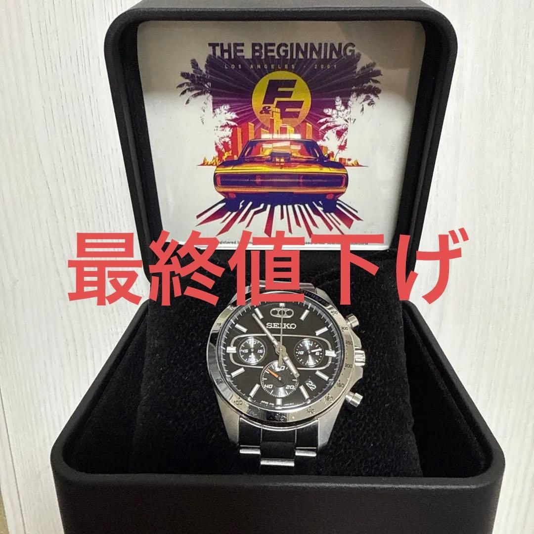 （限定品）セイコー ワイルド・スピード／ファイヤーブースト コラボウオッチ