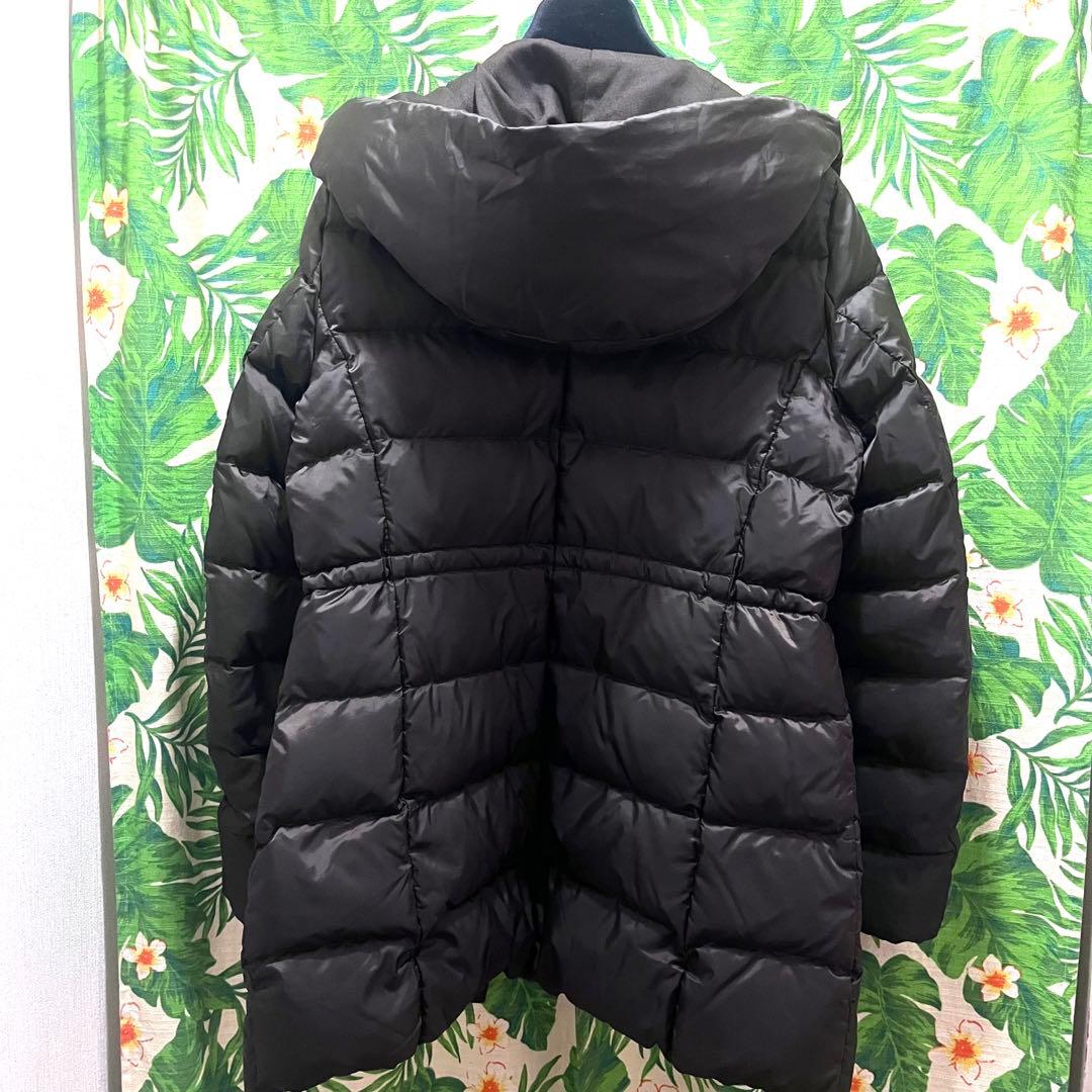 極美品☆23区シレータフタダウンコートミドル丈ダークブラウン