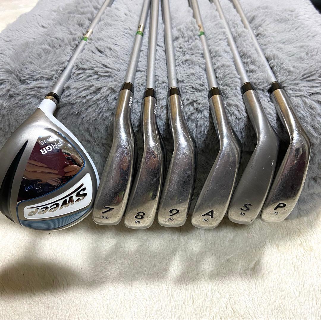 PRGRプロギア sweep 7本セット　CT-15 レディース