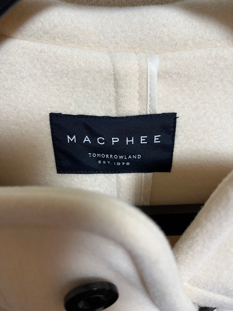 MACPHEE ダッフルコート　ホワイト