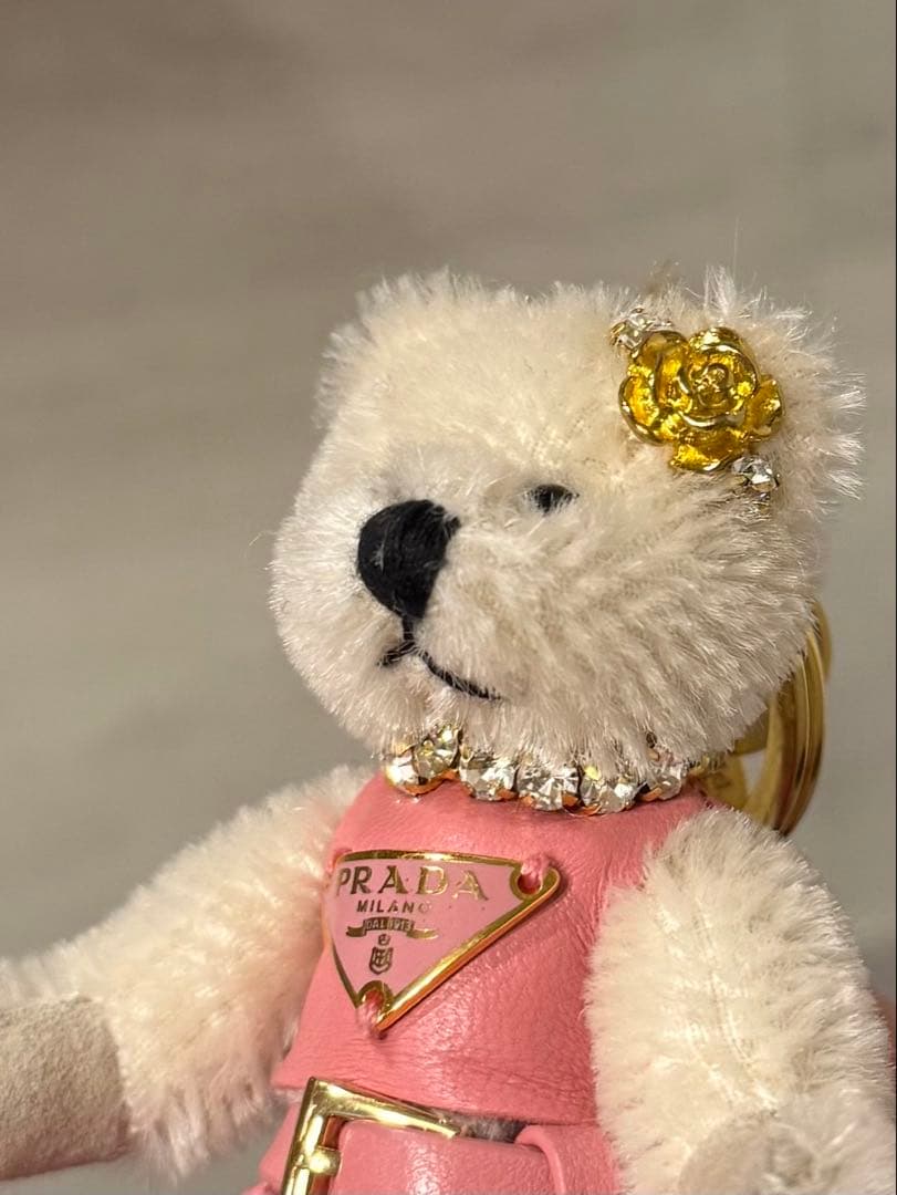 【年末年始はお値引き交渉OK！】プラダ　PRADA テディ　キーホルダー