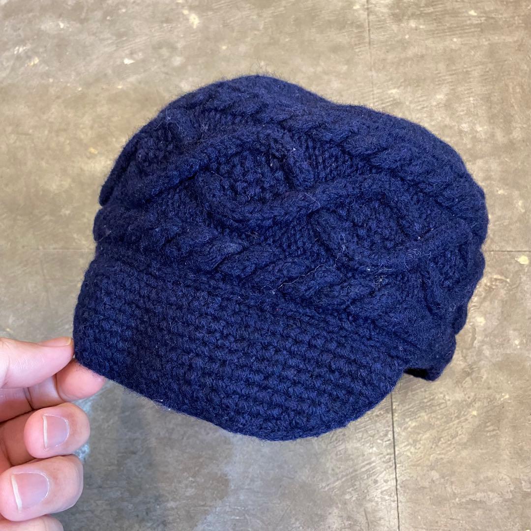 KAPITAL キャピタル ウール ハンドニットキャップ ユーズド品