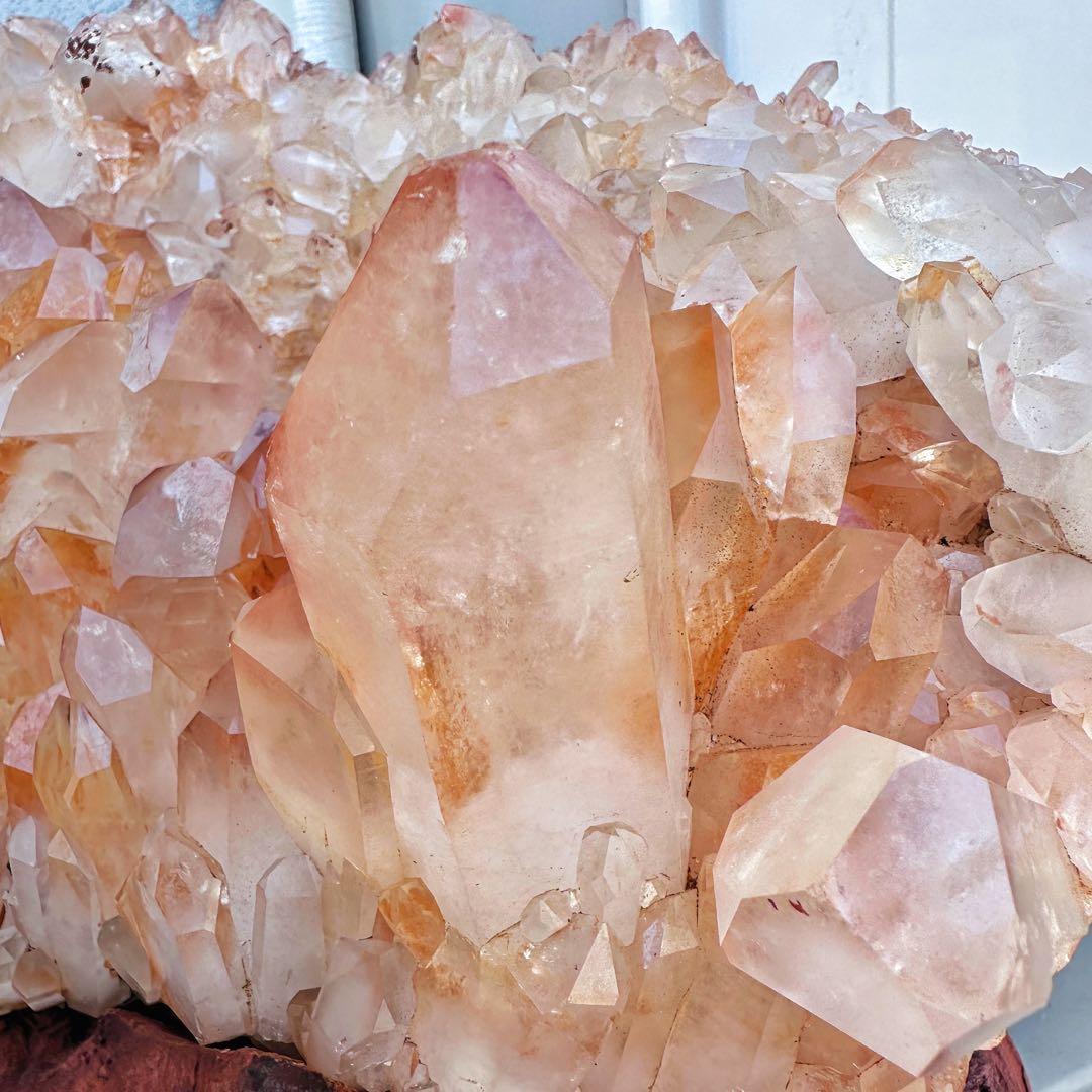 巨大❗希少❗️超綺麗♡キラキラ☆超強いパワーピンクヒマラヤ水晶クラスターA1439