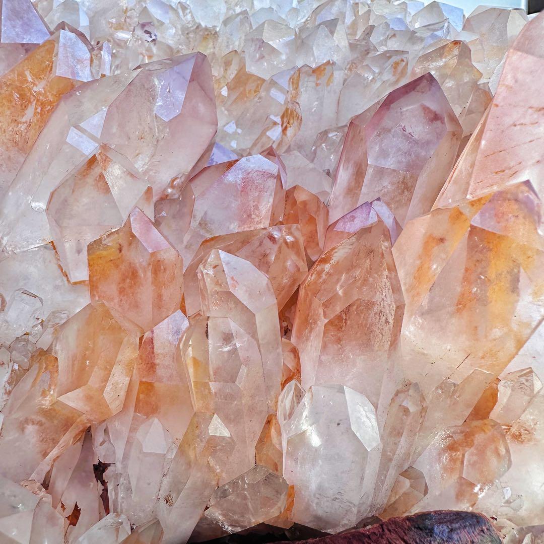 巨大❗希少❗️超綺麗♡キラキラ☆超強いパワーピンクヒマラヤ水晶クラスターA1439